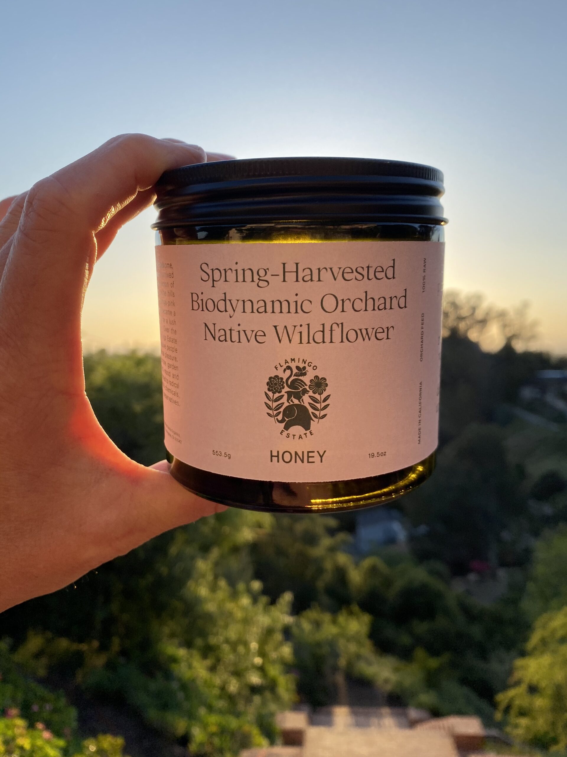 Flamingo Estate Spring-Harvested Biodynamic Orchard Honey
